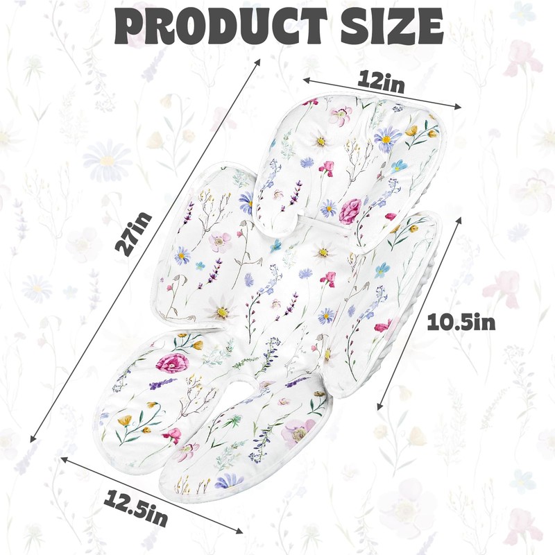 Pea Pod Infant Car Seat Pad 2-in-1 Baby Car Seat
