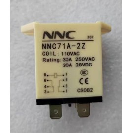 1PCS HHC71A JQX-30F 110VAC for CLion Relay DPDT 110VAC 30A 8PINS