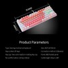 BAJEAL 87 Keys Wired Mechanical Keyboard Mixed Light Mechanical Keyboard