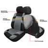 VarCozy Car Seat Covers Full Set, Front & Split Rear