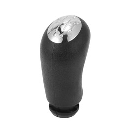 TUCKBOLD 6 Speed Manual Gear Shift Knob for Renault Captur I No.8200079112 | Automotive Gearbox Stick Shifter Lever Knob Black Chrome Silver Tone Plastic 1 Pc