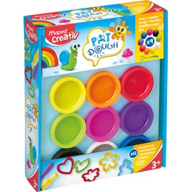 Maped CREATIV Pat'DOUGH Modelling Clay with Large Selection of Kneading Accessories 9 x 56 g