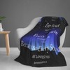 Bible Verse Flannel Blanket, Lightweight Blanket for Bed, Sofa, Couch,