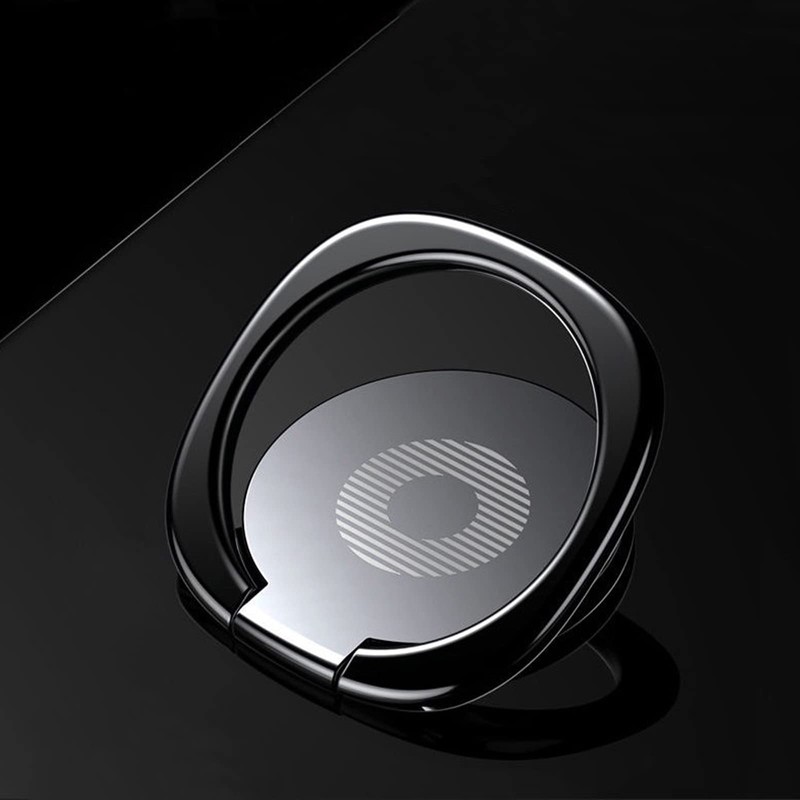 [2 Pack] Glossy Rounded Edges Cell Phone Ring Holder Stand,360