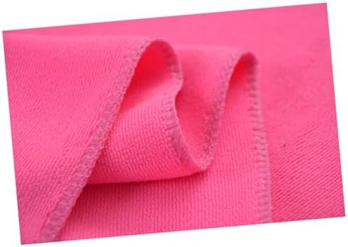 DOITOOL Toalla de Microfibra para Secado de Cabello Rosa 30x70 Cm