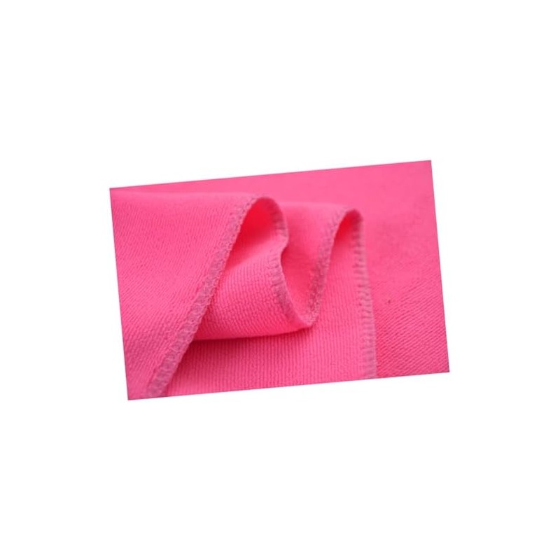 DOITOOL Toalla de Microfibra para Secado de Cabello Rosa 30x70
