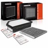 A-Premium 2-PC Engine & Cabin Air Filter with Activated Carbon