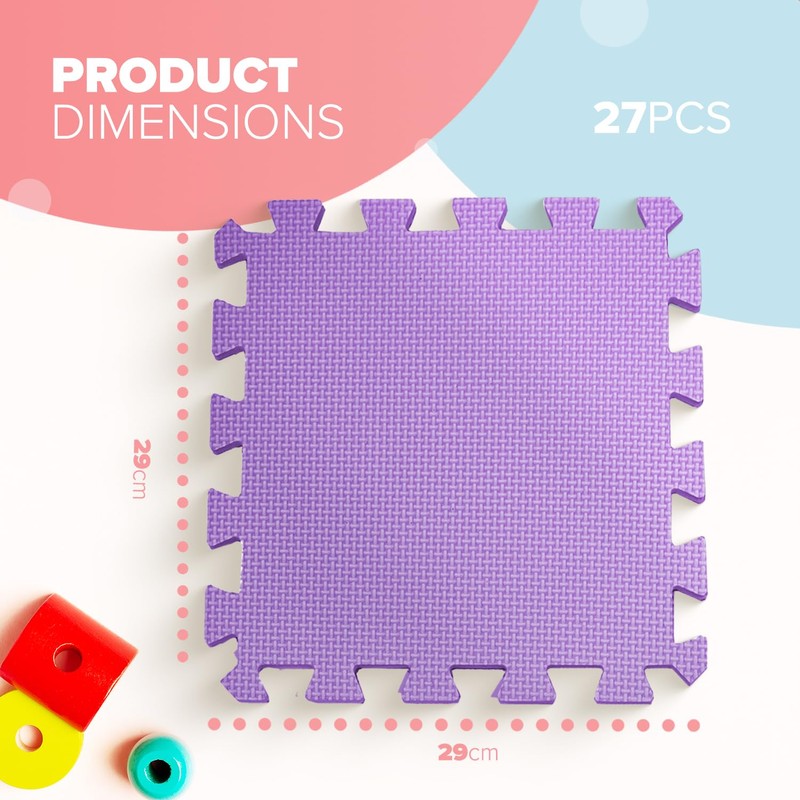 kidoola Foam Baby Play Mat (29x29cm) – Thick & Soft