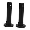 BUGUUYO 2pcs Stainless Steel Toilet Partition Support Feet Partition Fitting