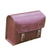 London Craftwork Large Bicycle Bag Genuine Leather Saddle/Handlebar/Frame Bag RED Cherry 23 x 19.5 x 11cm XXL-Cher-RED