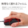 BUFFALO BSMBU26SM Series Wired Blue LED Mouse, Silent, 3 Buttons,