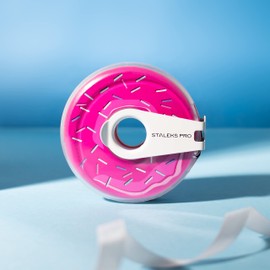 Staleks 150 Grit White Nail File, 80 Files in a Roll, Replaceable, Metal Base, Special Clip for Easy Split