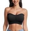 OEAK Strapless Bras for Women Wireless Bandeau Bra Non Slip