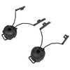 2PCS Headset Helmet Adapter Nylon Helmet Arc Rail Suspension Headset