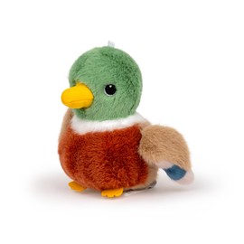Adorlynetty Mallard Duck Stuffed Animal - 5 Inch Realistic Plush Toy, Cute Little Bird Plushie Gift for Kids & Friends