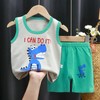 Vagefun Toddler Baby Boy Summer Clothes Cute Dinosaur Tank Tops+Shorts