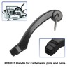 Llhhs 2Psc Saucepan Handle P08-031 for Farberware Pan Replacement Short