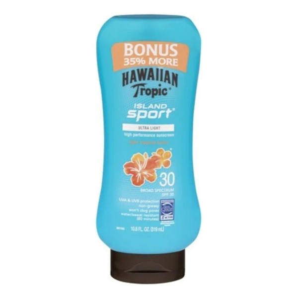 Hawaiian Tropic Tropic Isla Deporte Loción, Aroma Tropical S