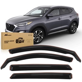 Nilight Window Rain Guards for Hyundai Tucson 2016 2017 2018 2019 2020 Window Deflectors, Vent Window Visors-4 Pieces