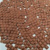 500PCS / 1.1LB Square Ceramic Mosaic Tiles, 0.4 x 0.4