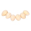 Wood Eggs Shakers Set Natural Wooden Egg Rattle Musical Percussion