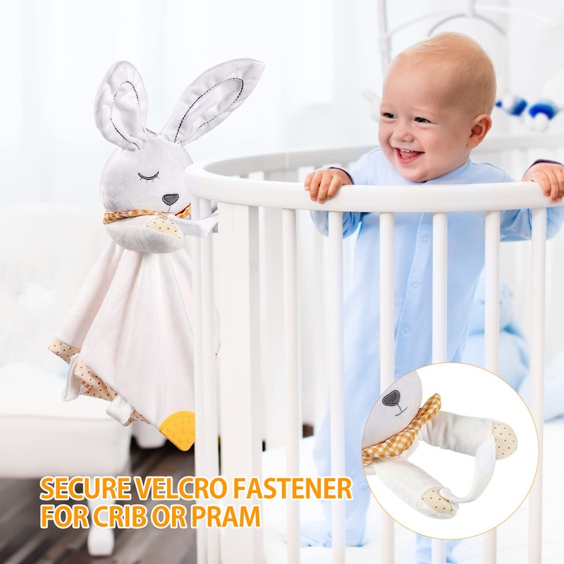BEREST Rechargeable Baby Sleep Soother Bunny Lovey- White Noise| Heartbeat|
