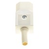 Reusable C14 IEC Connector, White, Straight - Socket Adapter Connector