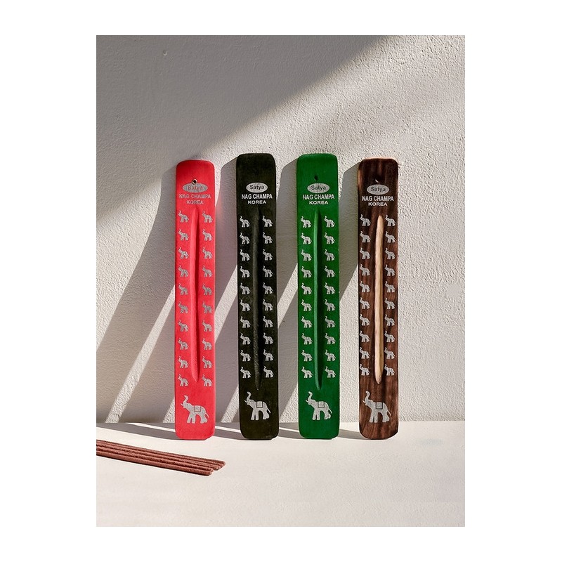 Nag Champa Mango Wood Holder Brown / 나그참파 망고우드 홀더