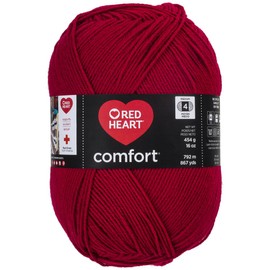 Red Heart Comfort Yarn, Cardinal Red
