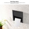 Embedded Toilet Paper Holder 304 Stainless Steel Roll Paper Rack