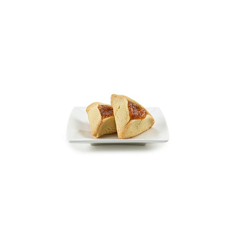 Green's Bakery Individually Wrapped Apricot Hamantashen Shortbread Cookie, 100 Count,