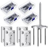 Shimeyao 4 Sets Newel Post Fastener Newel Post Mounting Kit