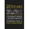20th Year Work Anniversary: Employee Appreciation Gift for Job Milestone