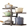 Mnftive adjustable Pot and Pan Organizer for Cabinets - Heavy
