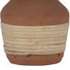 Foreside Home & Garden Natural Handthrown Terracotta & Rattan Bud
