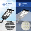Atoechie 4-Pack Solar Outdoor Lights, 20000lm Motion Sensor Dusk to