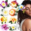 Suncalla 9 Pcs Hawaiian Flower Hair Clips for Women Hawaiian