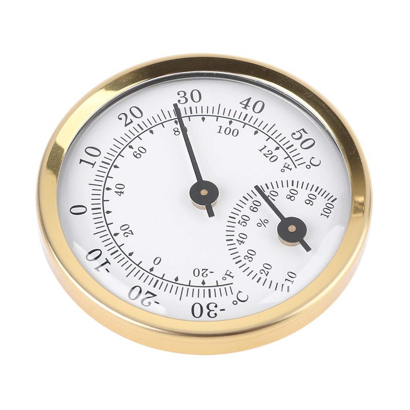 XROLAND 2 in 1 Classic Thermometer Hygrometer 58mm for Indoor