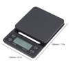 Digital Coffee Scale High Accuracy LED HD Display ABS Material