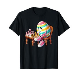 Easter Egg Colourful Costume Chess Player Team Lover Kids T-Shirt