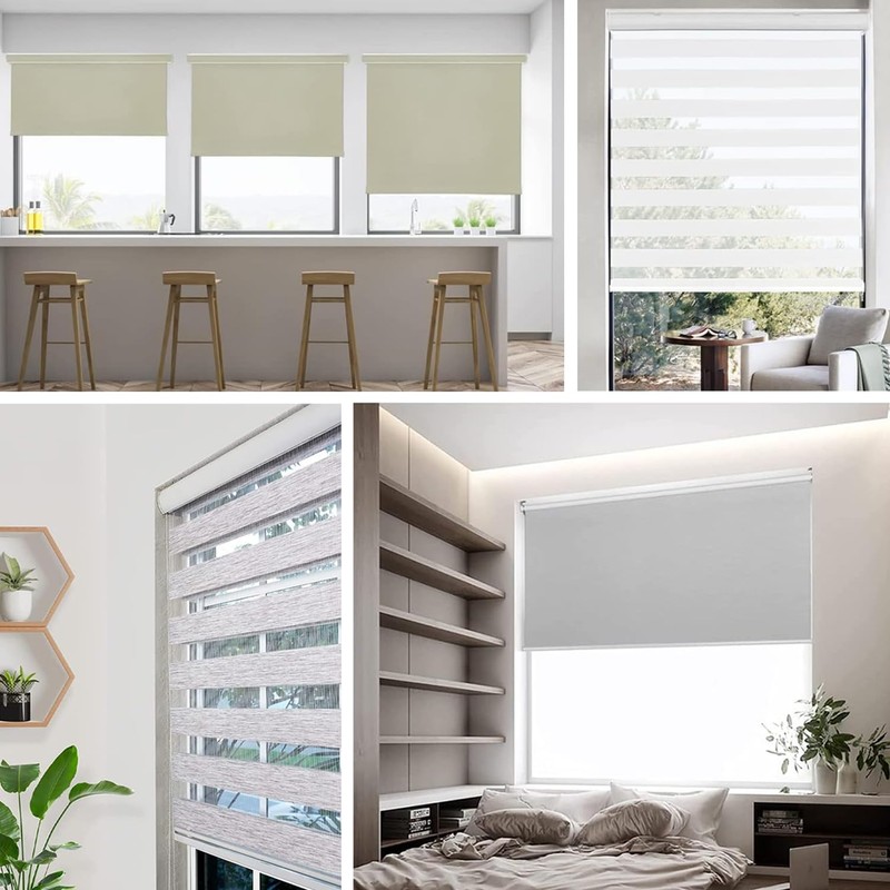 Set of 2 Replacement Roller Blind Klemmfix (17 mm /