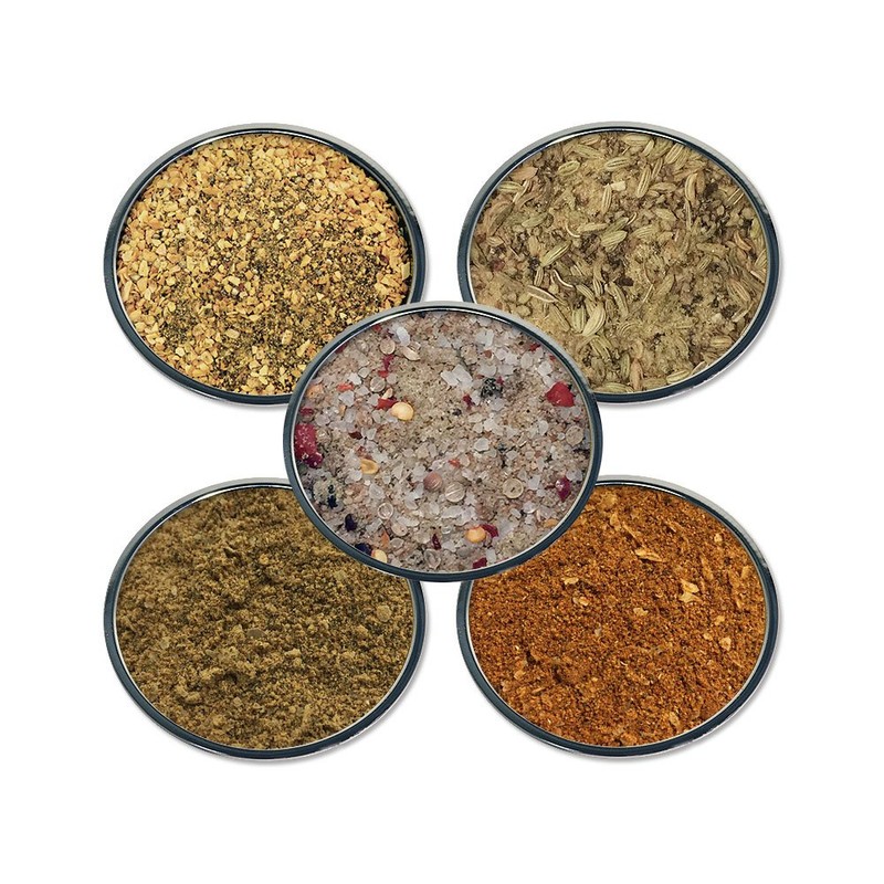 Meat Complete Gift Set Contains: 5 different spice jars