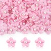 Luckforest Mini Faux Flower Embellishments, 50 Pcs Mini Artificial Flowers