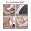 Medario Cat Litter Box with X-Large Litter Mat and Scoop,