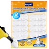 KEEPOW Universal Microfiber Cloths for Handheld Steam Cleaner Attachments Compatible