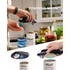 CIRCLE JOY Electric Rechargeable Can Opener, One Touch Side-Cutting Automatic