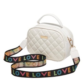 Women's Small Shoulder Bag, Crossbody Bag, Shoulder Bag, Mini Bag, Stylish, Smartphone Shoulder Pouch, Waterproof, Ultra Lightweight, Casual Bag, Fashion, Gift, Commuting to Work or Travel (White)