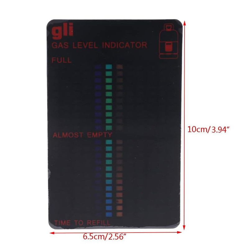 Pyhot 2 Pieces Magnetic Gas Level Indicator Reusable Propane Fuel