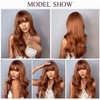 Esmee 24 Inches Long Wavy Copper Brown Wigs for Women