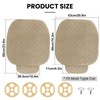 surpassme Comfortable Car Seat Covers Universal Front Seat Covers for
